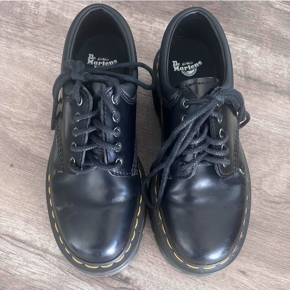 Dr Martens 8053 Leather Platform Shoe